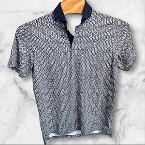 Greyson Polo Shirt Mens‎ Medium G All Over Print Performance Golf